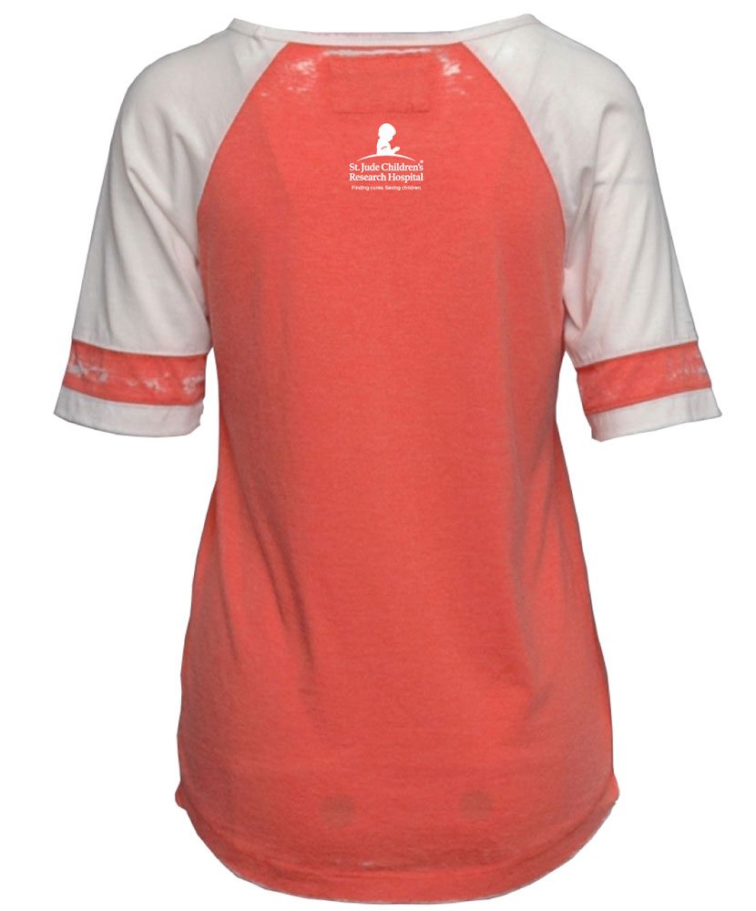 Women's Baseball-Style Colorblock T-Shirt
